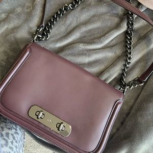 Coach matte leather bag